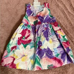 Vintage 90s Floral toddler Dress